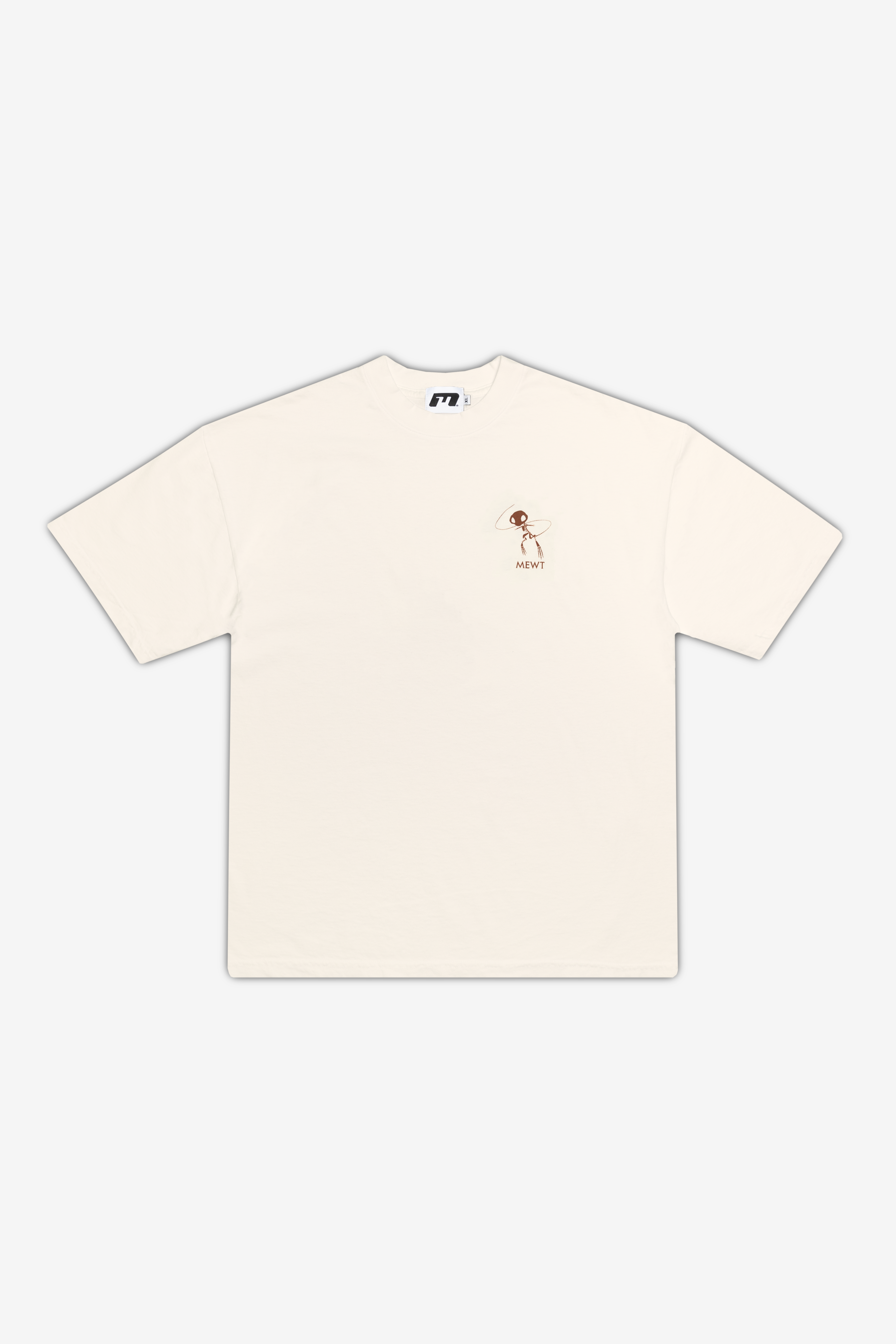 cream 'fossil' tee