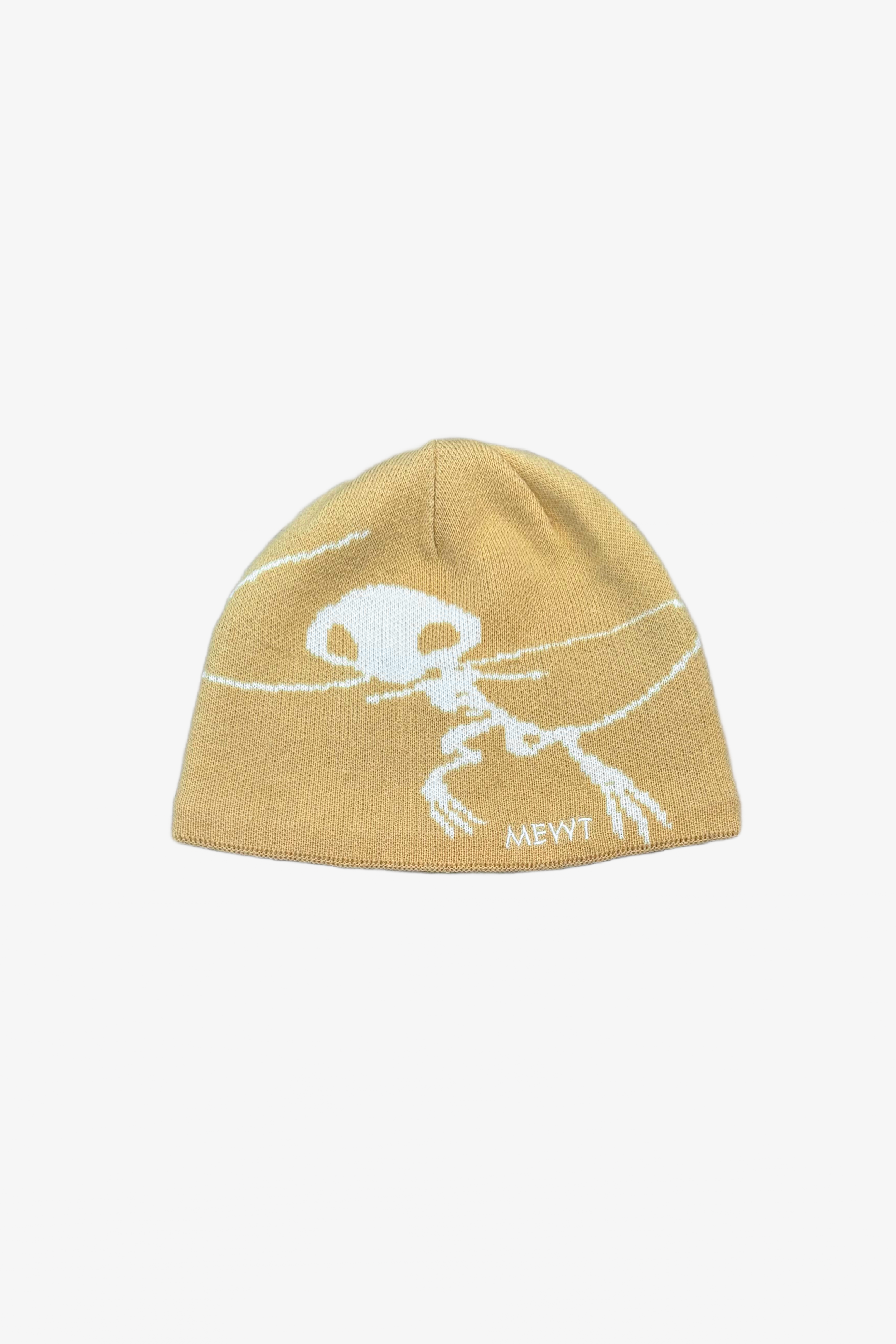 tan fossil beanie