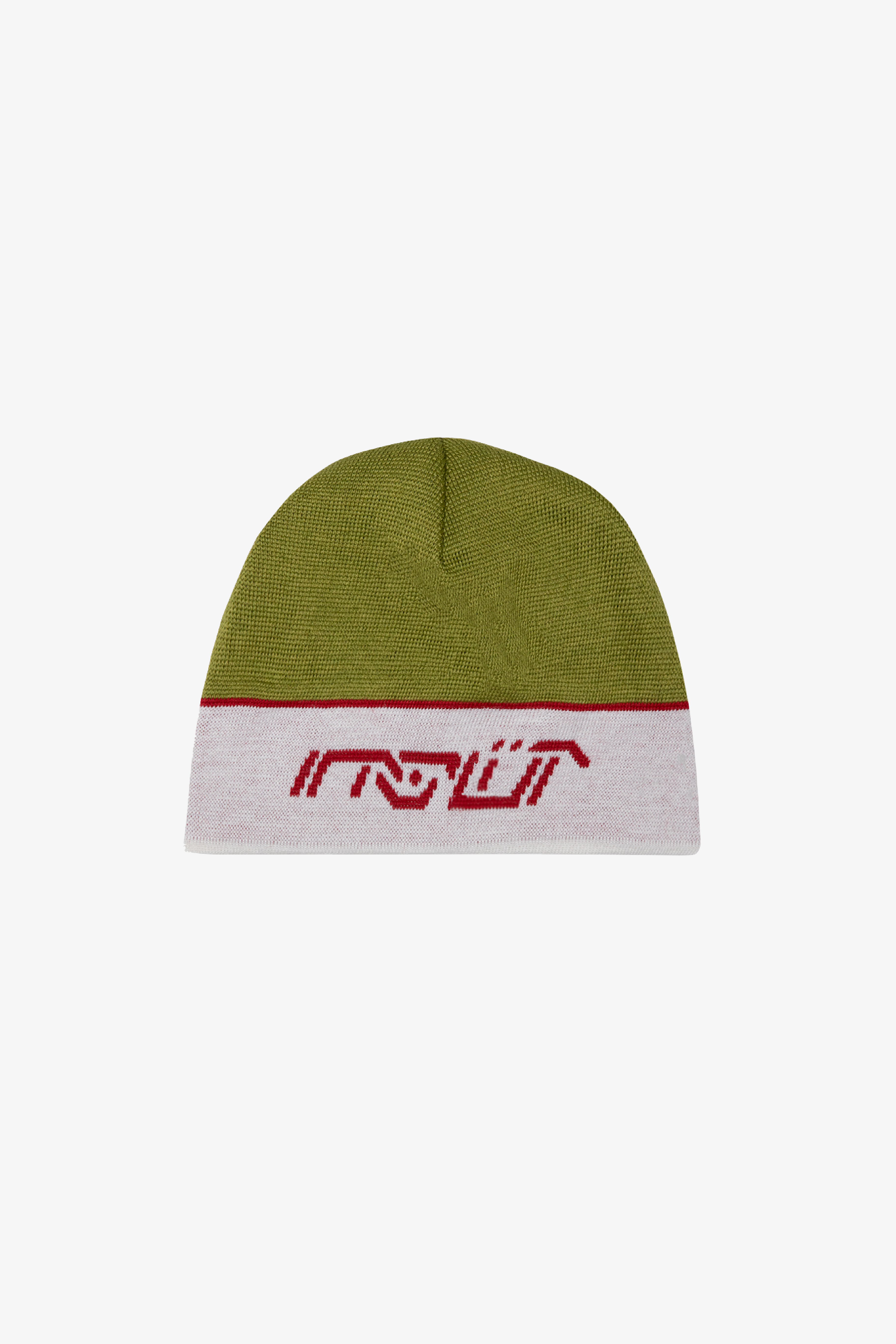 mewt green tricolor beanie